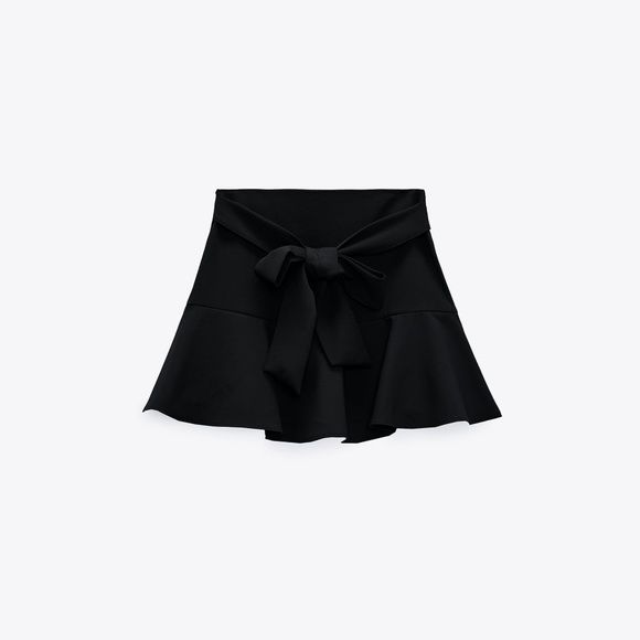 Zara Black Mini Skort - Picture 2 of 8